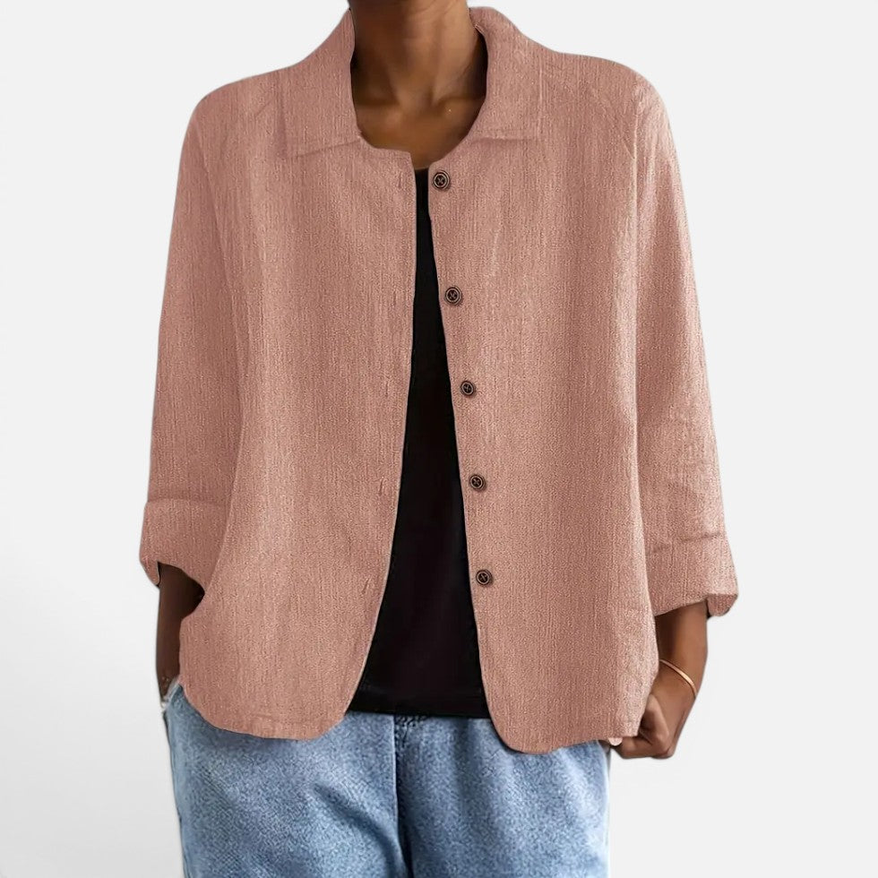 Women's Jacket – Button Front, Collared