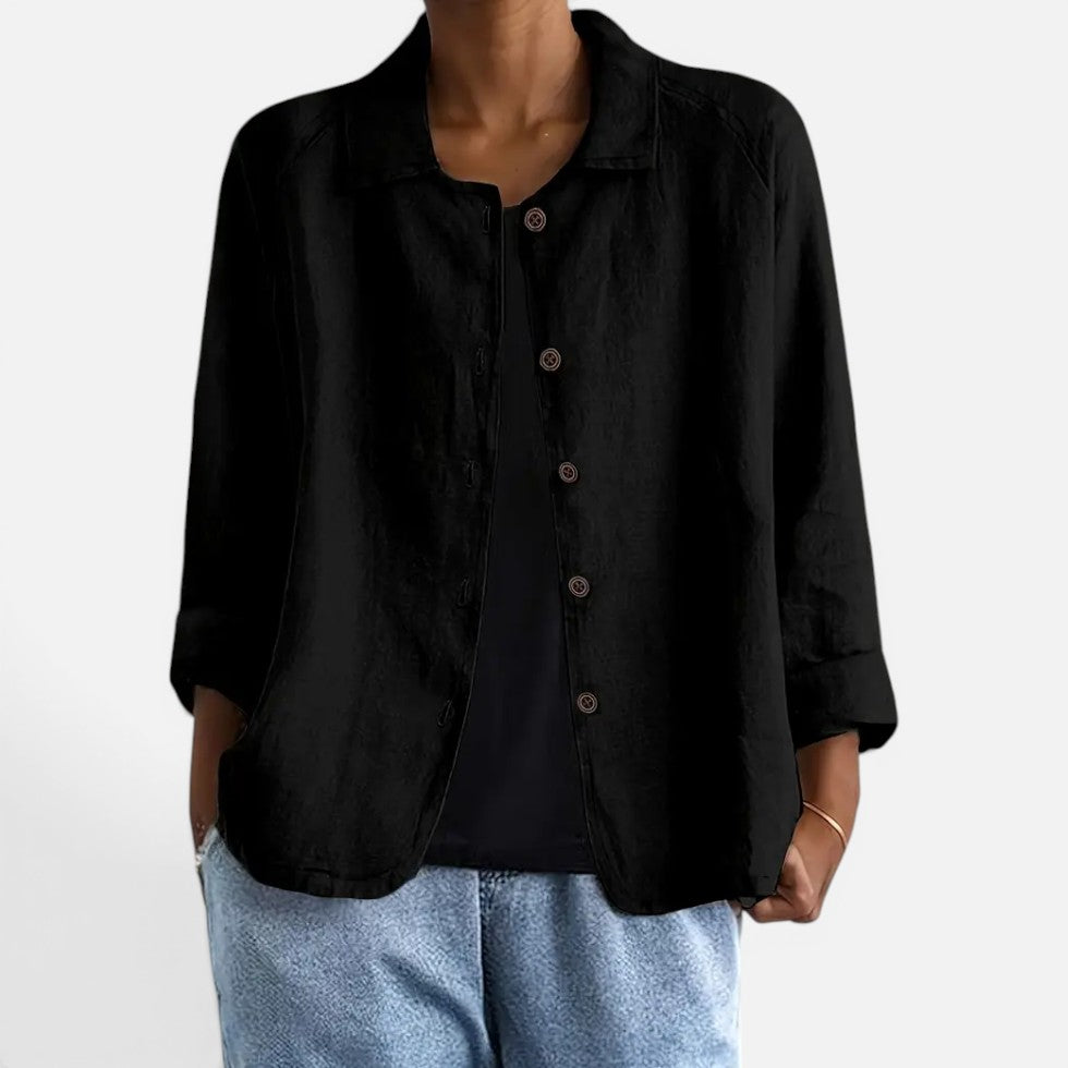 Women's Jacket – Button Front, Collared