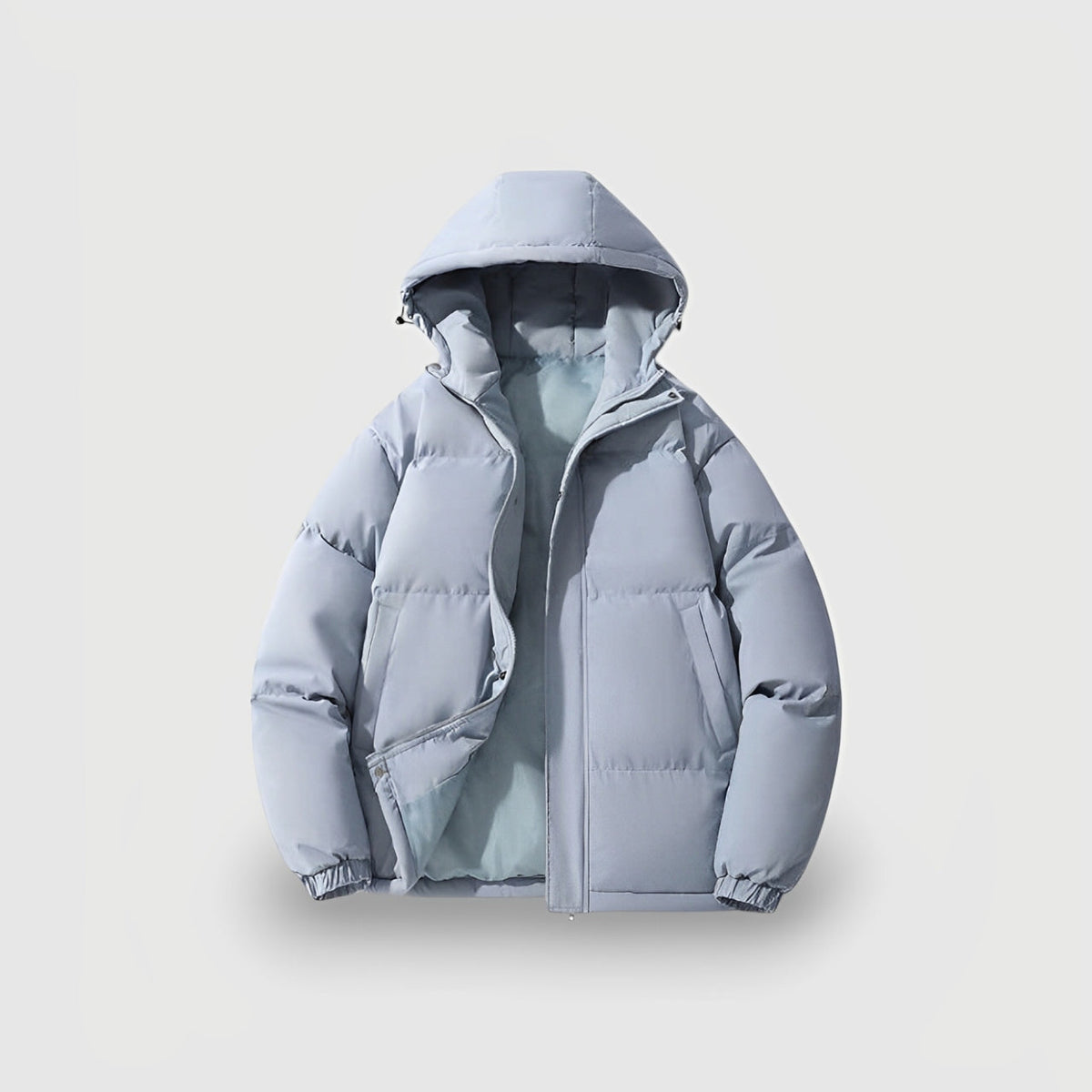 Women's Puffer Jacket – Hooded, Padded