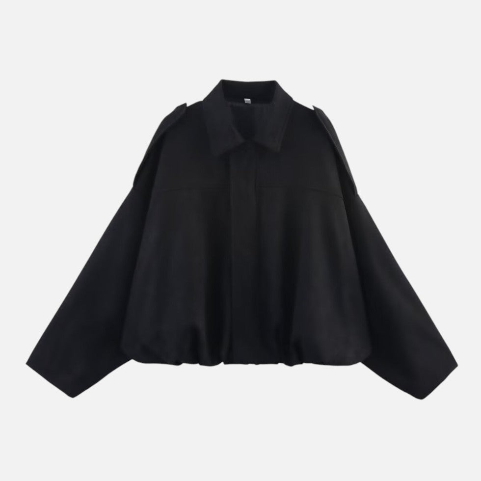 Women's Cropped Suede Jacket – Zip Front