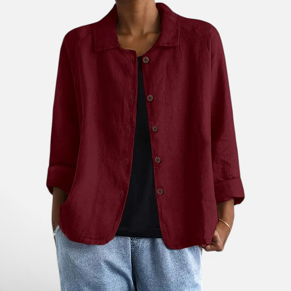 Women's Jacket – Button Front, Collared