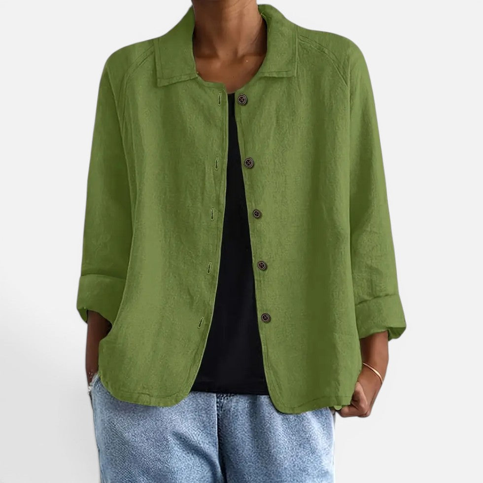 Women's Jacket – Button Front, Collared