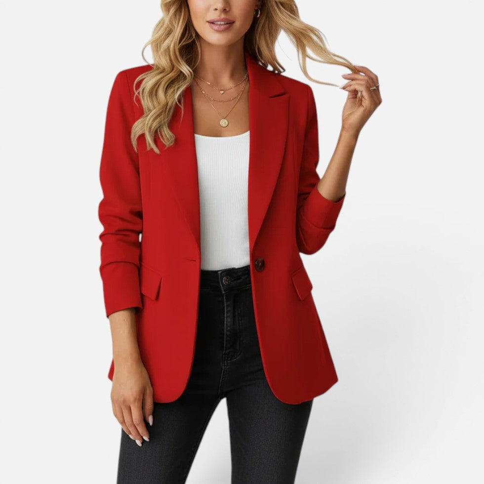 Women's Blazer – Tailored, Single-Button