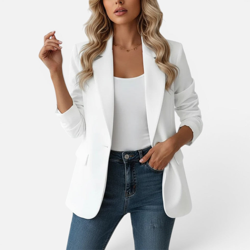 Women's Blazer – Tailored, Single-Button