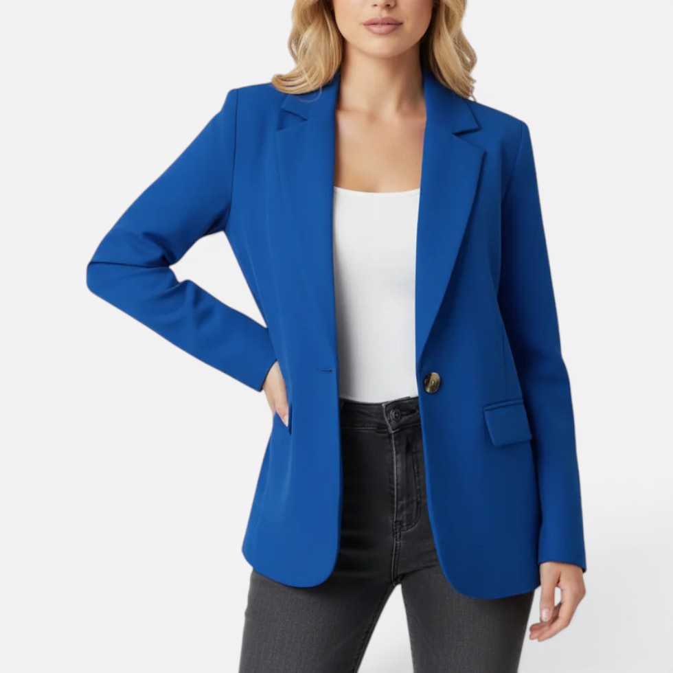 Women's Blazer – Tailored, Single-Button