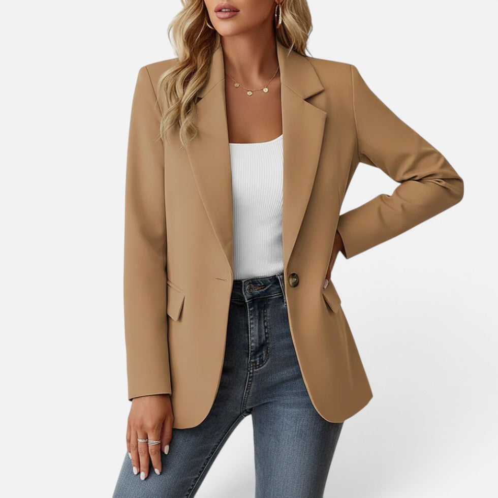 Women's Blazer – Tailored, Single-Button