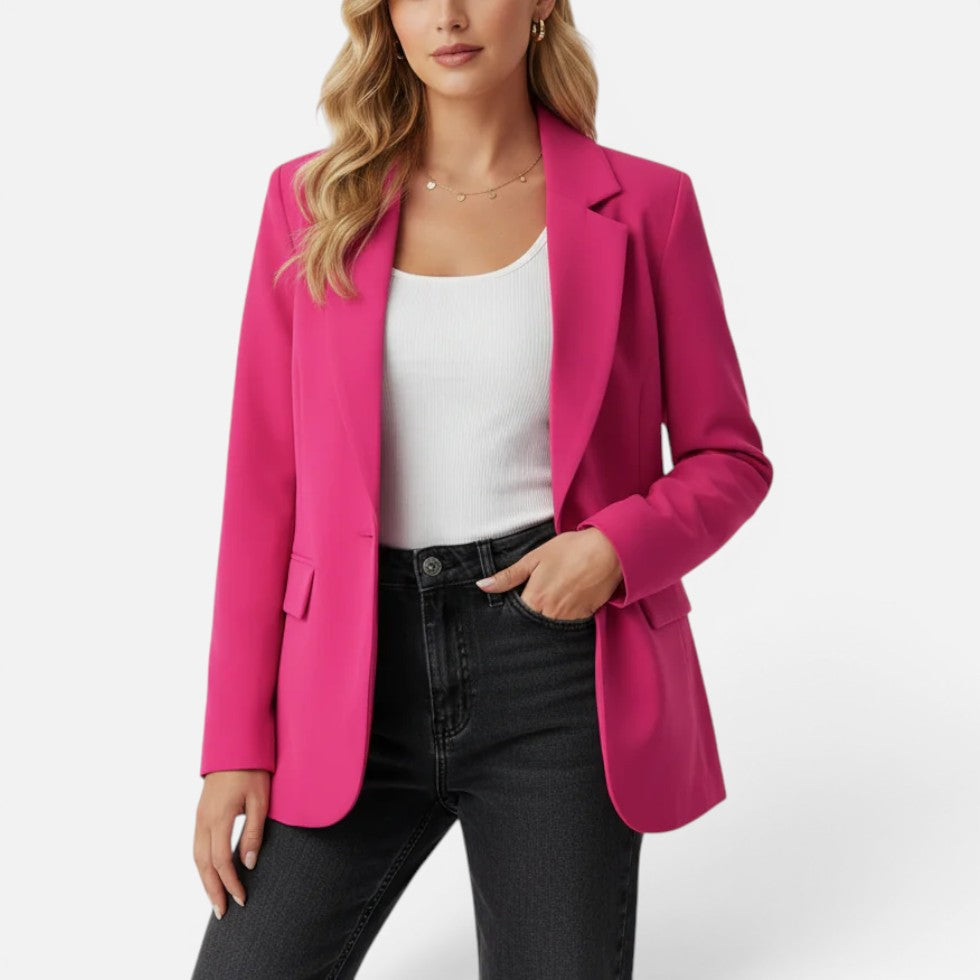 Women's Blazer – Tailored, Single-Button