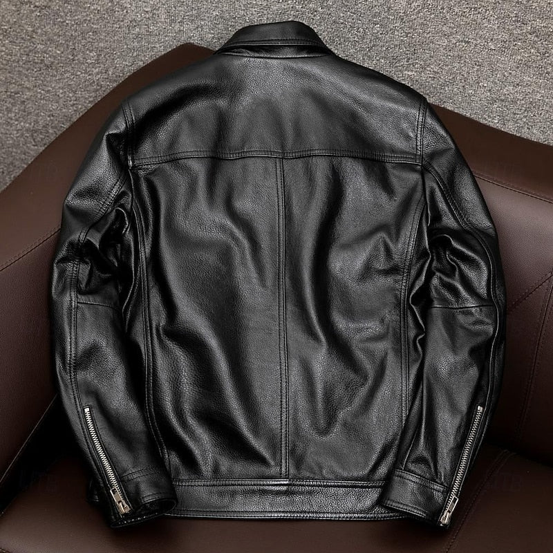 Anthony | Classic Collared Moto Jacket 2