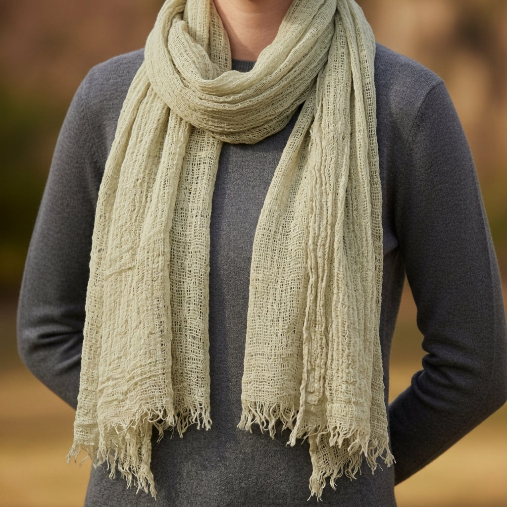 Baeza Frayed Edge Scarf 5
