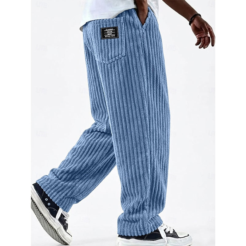 Bradford | Ribbed Straight-Leg Pants 0