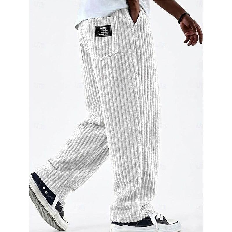Bradford | Ribbed Straight-Leg Pants 2