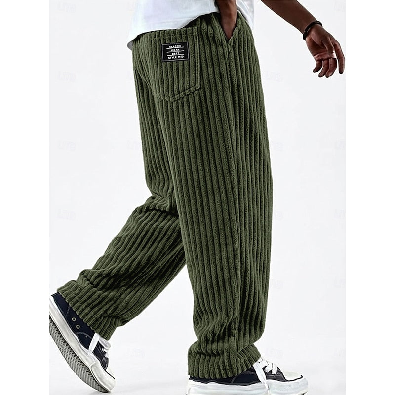 Bradford | Ribbed Straight-Leg Pants 3