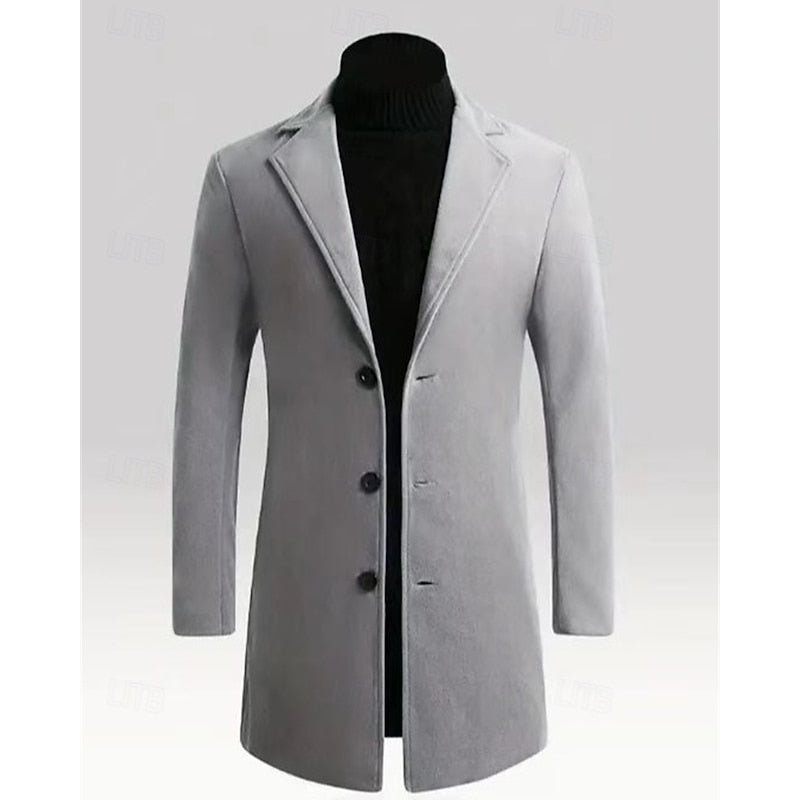 Callahan | Classic Long Overcoat 4
