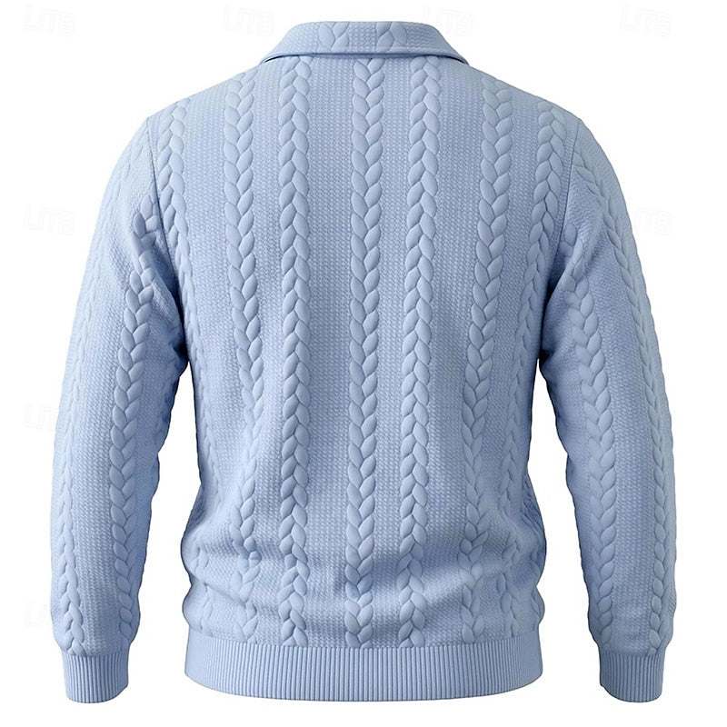Chase | Textured Quarter-Zip Sweater 5