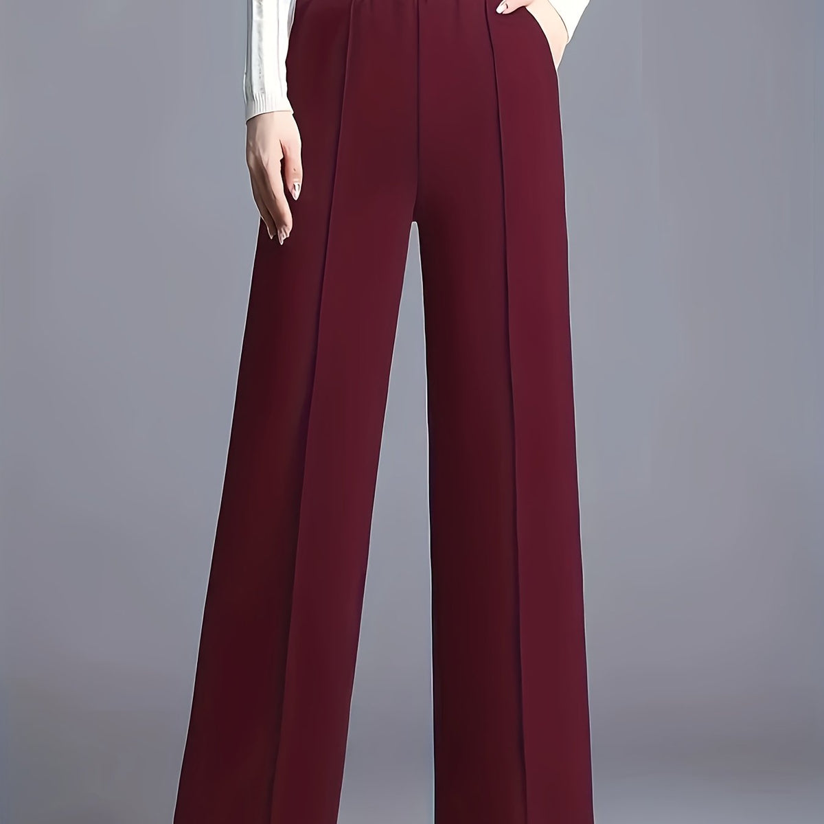Claudia | High-Waisted Wide-Leg Pants 0
