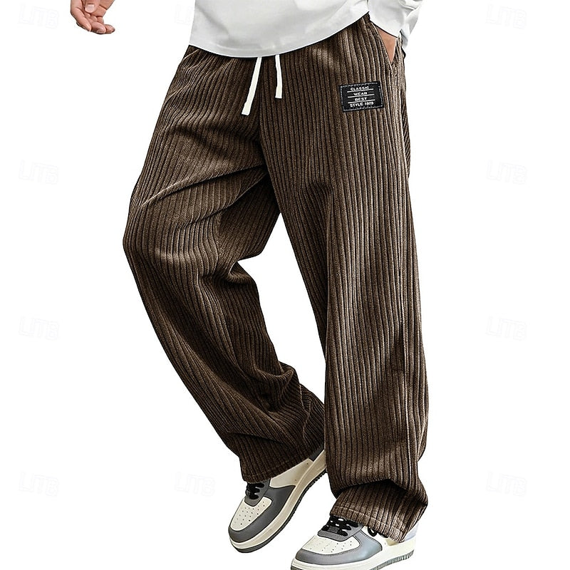 Damian | Relaxed Ribbed Comfort Pants 1