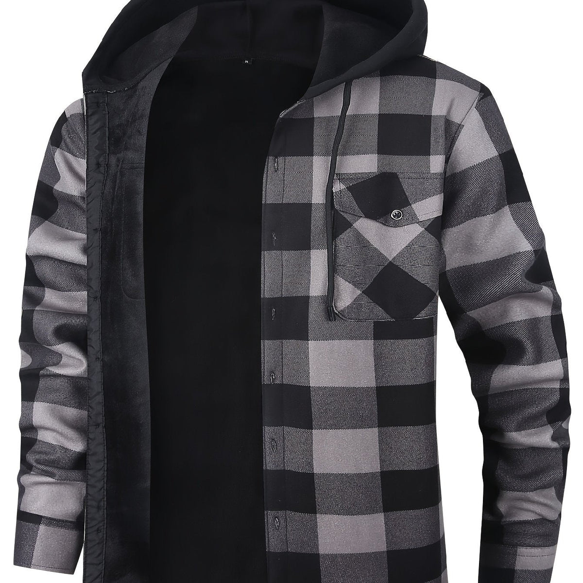 Desmond | Hooded Check Shirt Jacket 11