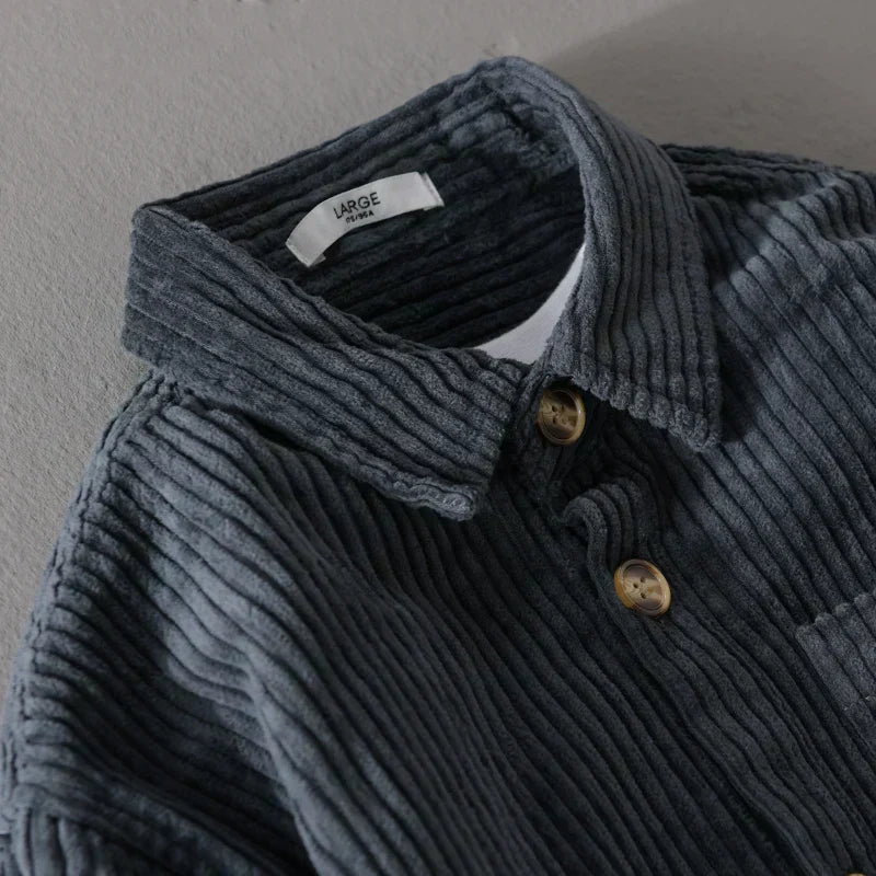 ELEGANT CORDUROY SHIRT 5