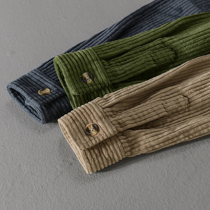 ELEGANT CORDUROY SHIRT 7