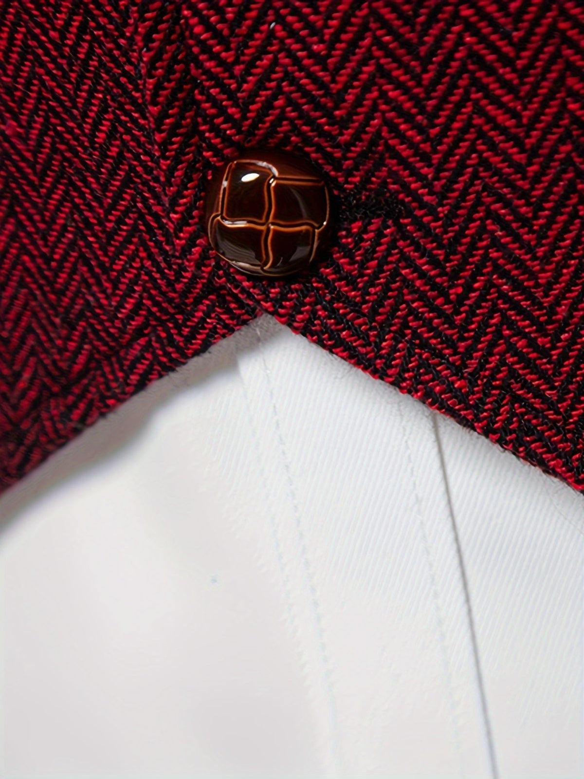 Edmund | Herringbone Single-Breasted Vest 8