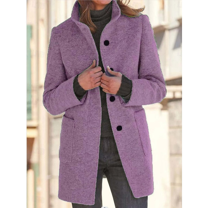 Felicity | Refined Stand-Collar Coat 1