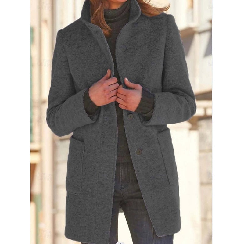 Felicity | Refined Stand-Collar Coat 3