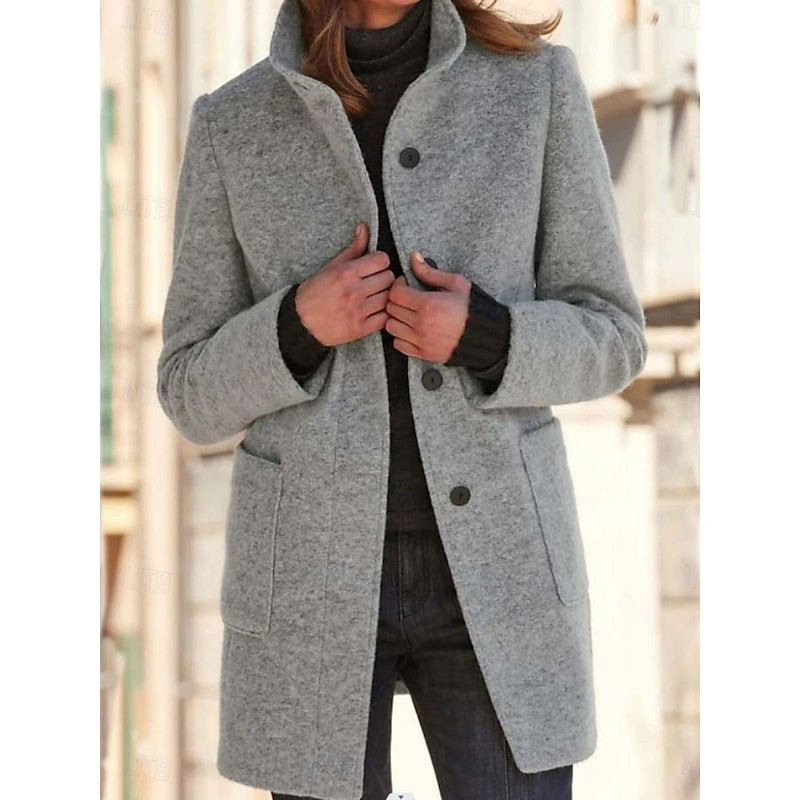 Felicity | Refined Stand-Collar Coat 4