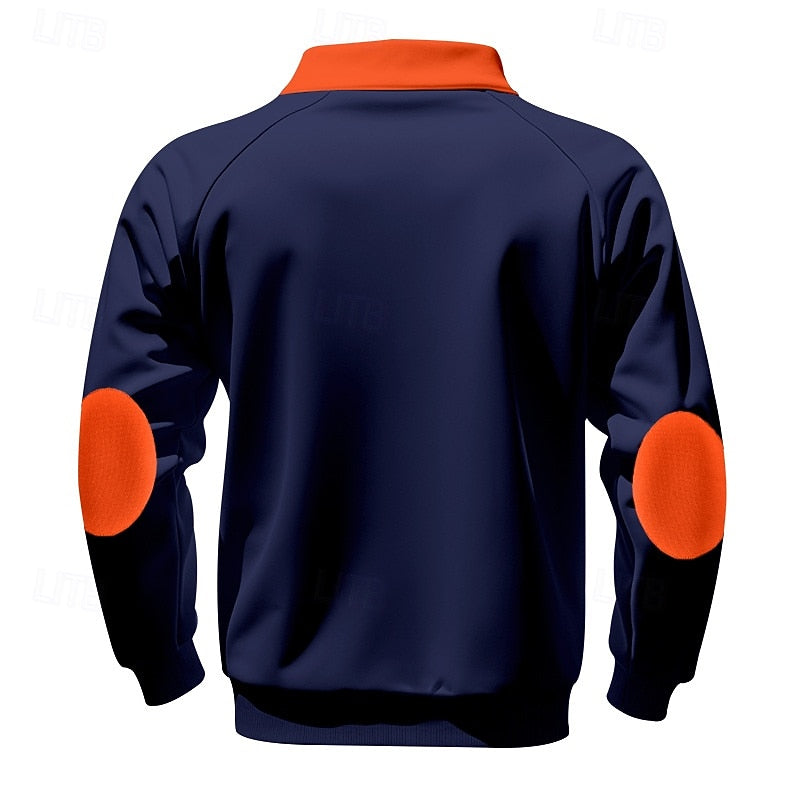 Keith | Quarter-Zip Colour Block Pullover 2