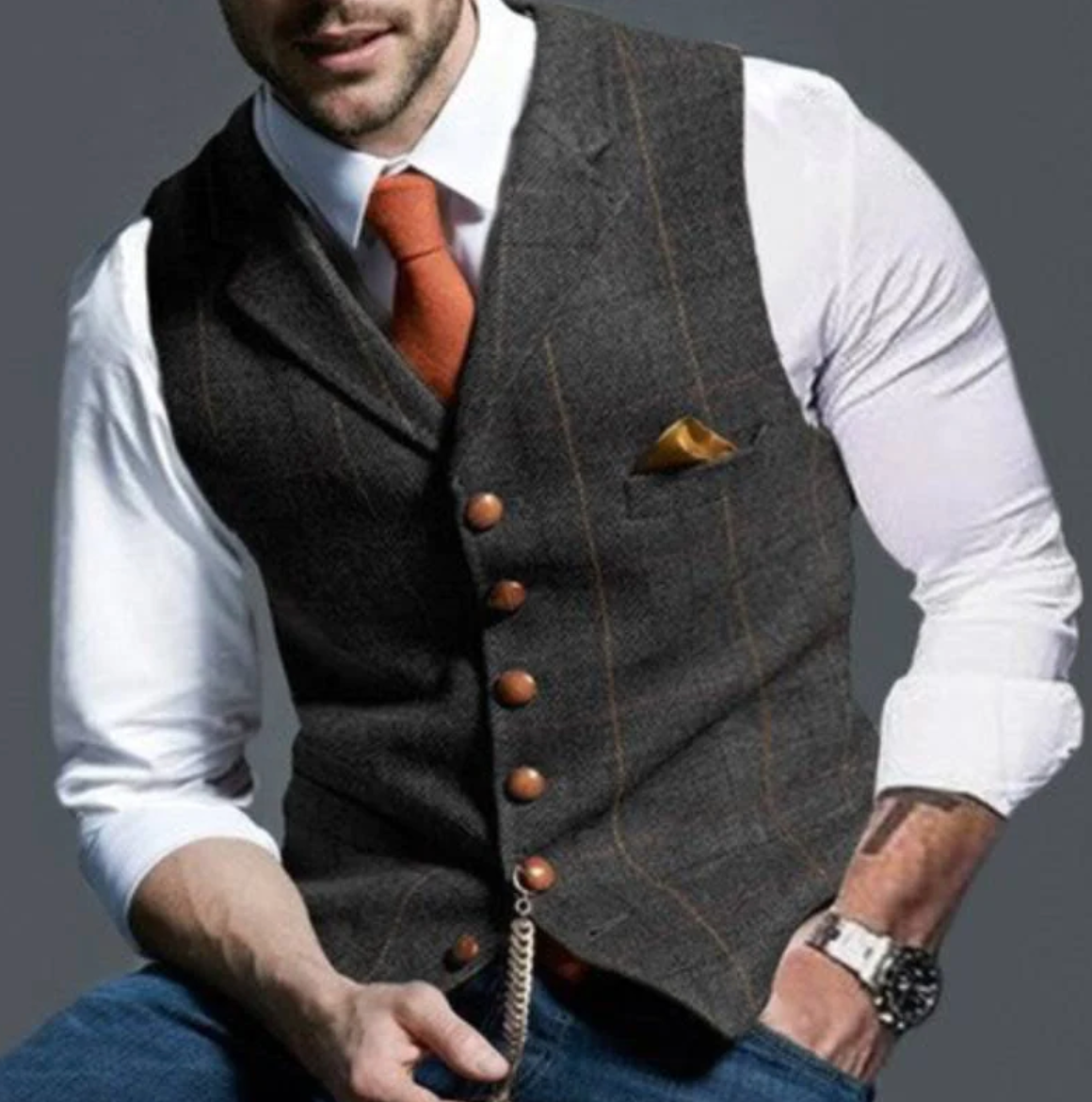 LAURENT MONACO | ELEGANT MEN'S VEST 8