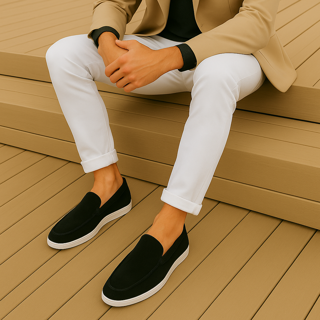 LAURENT MONACO | ELEGANT SUEDE LOAFERS 7