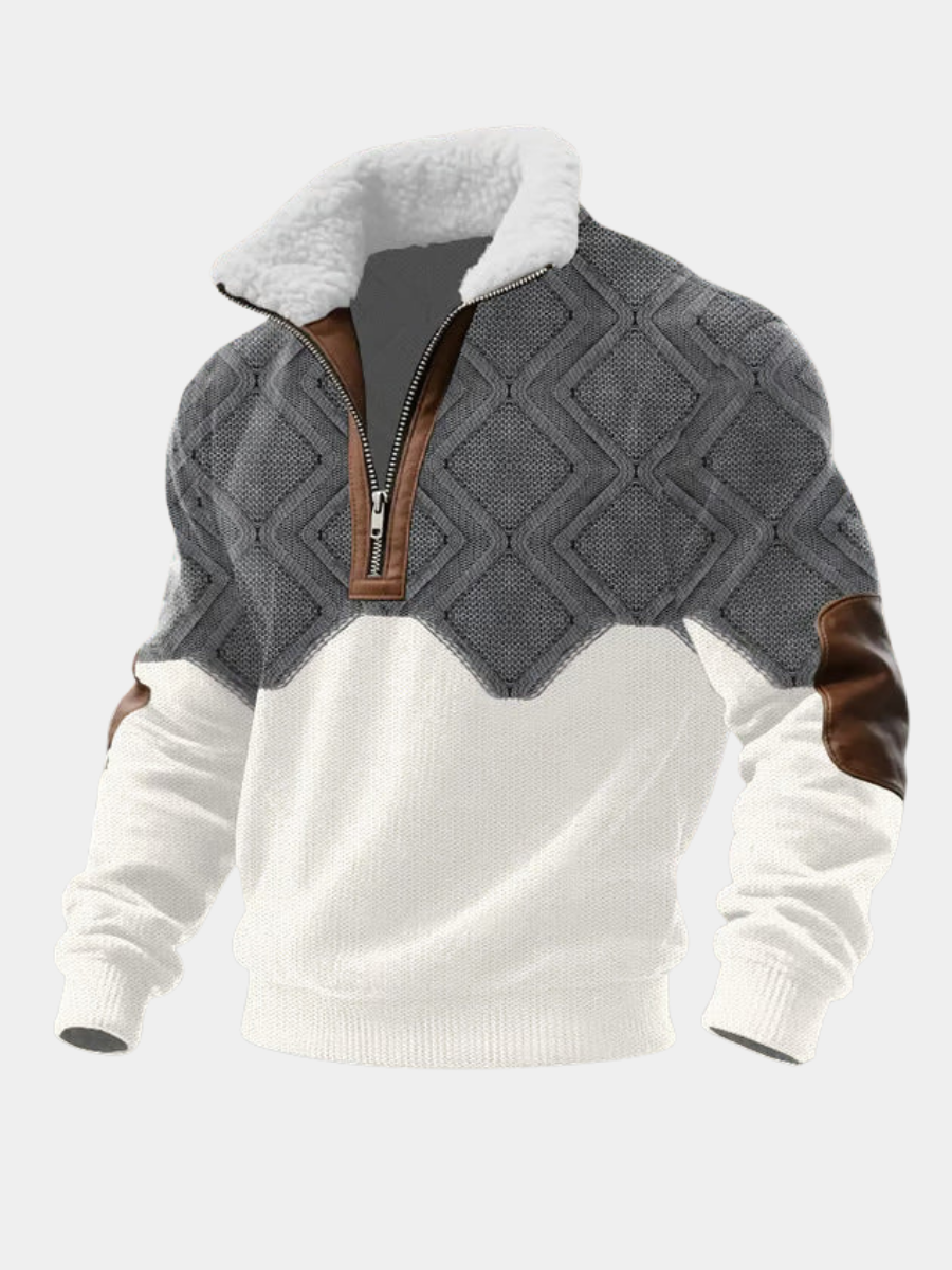 LAURENT MONACO | HIGH NECK FLEECE SWEATER 1