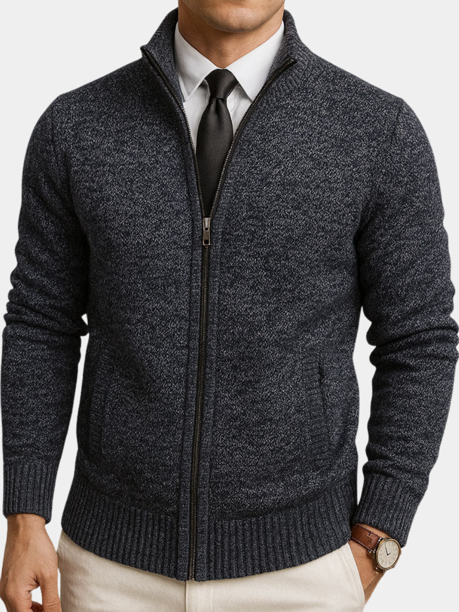 LAURENT MONACO | MADE-TO-MEASURE WOOL CARDIGAN 1