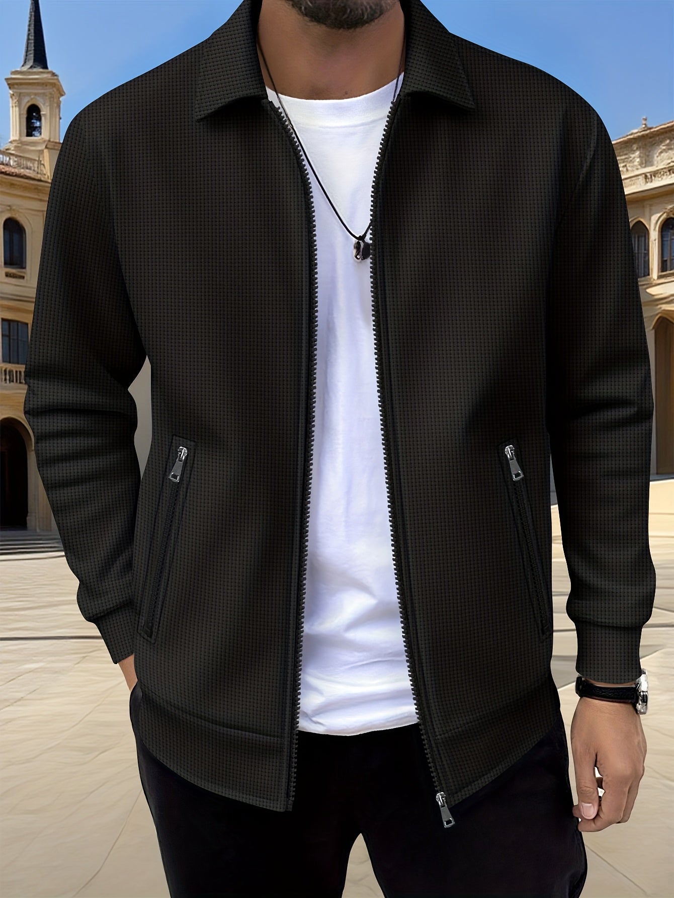 LAURENT MONACO | MEN'S ZIPPERED JACKET 0