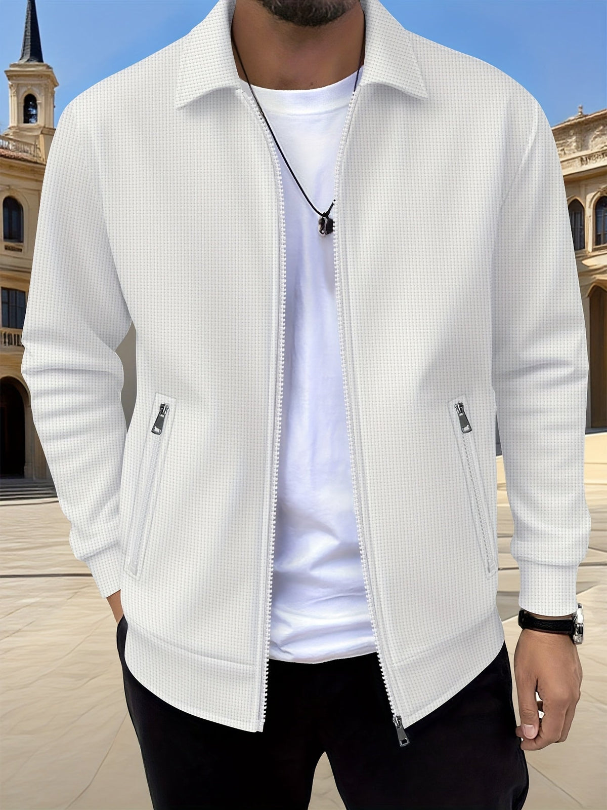 LAURENT MONACO | MEN'S ZIPPERED JACKET 3
