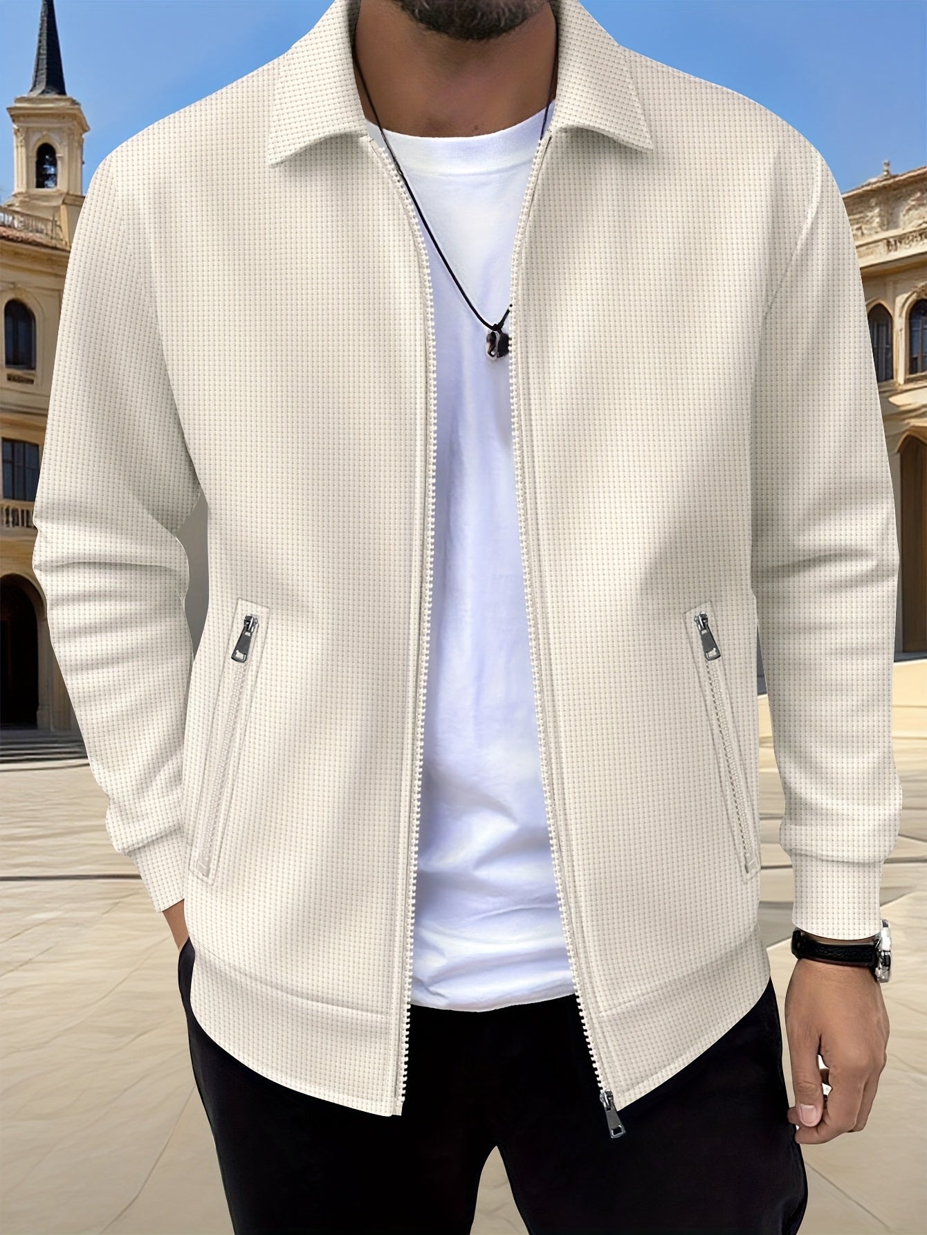 LAURENT MONACO | MEN'S ZIPPERED JACKET 6