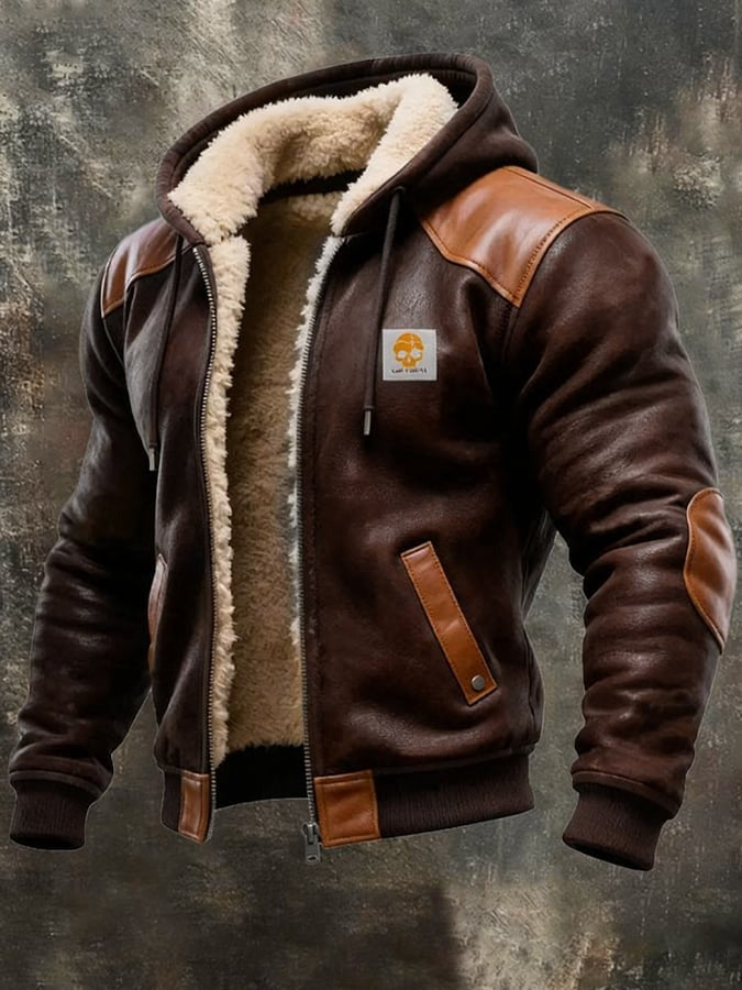 LAURENT MONACO | VINTAGE SUEDE JACKET WITH HOOD 0