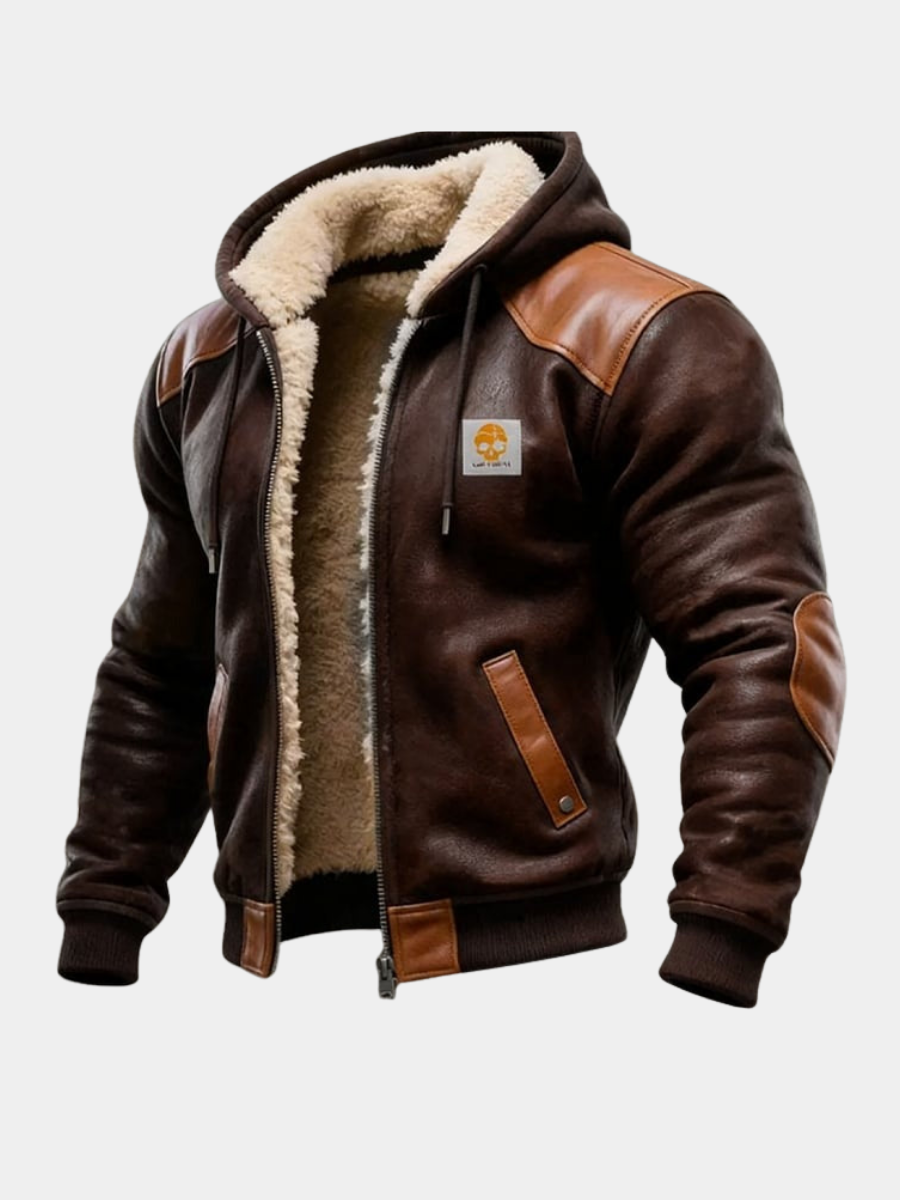 LAURENT MONACO | VINTAGE SUEDE JACKET WITH HOOD 1