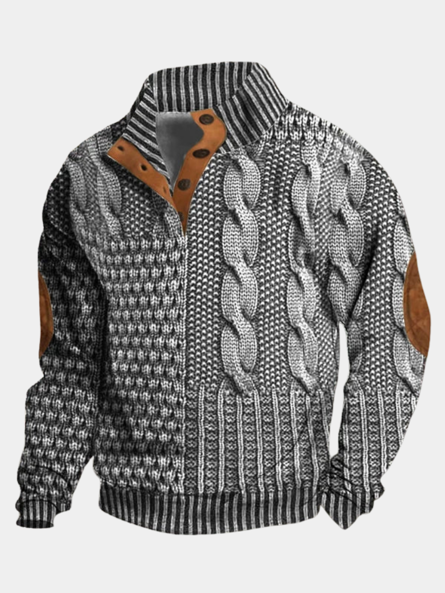 LAURENT MONACO | WARM PATTERNED PULLOVER 1