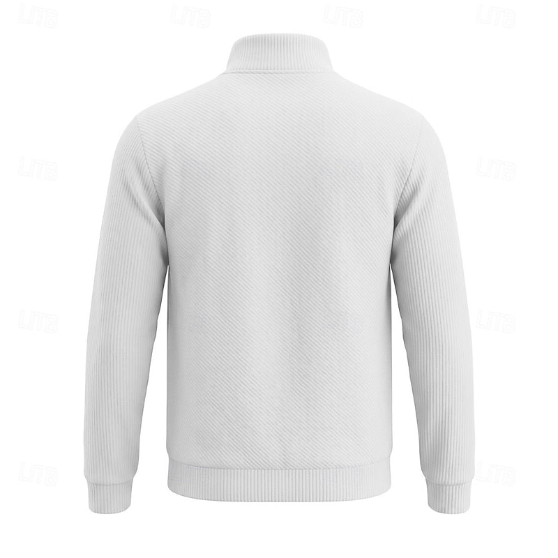 Quentin | Textured Quarter-Zip Pullover 3