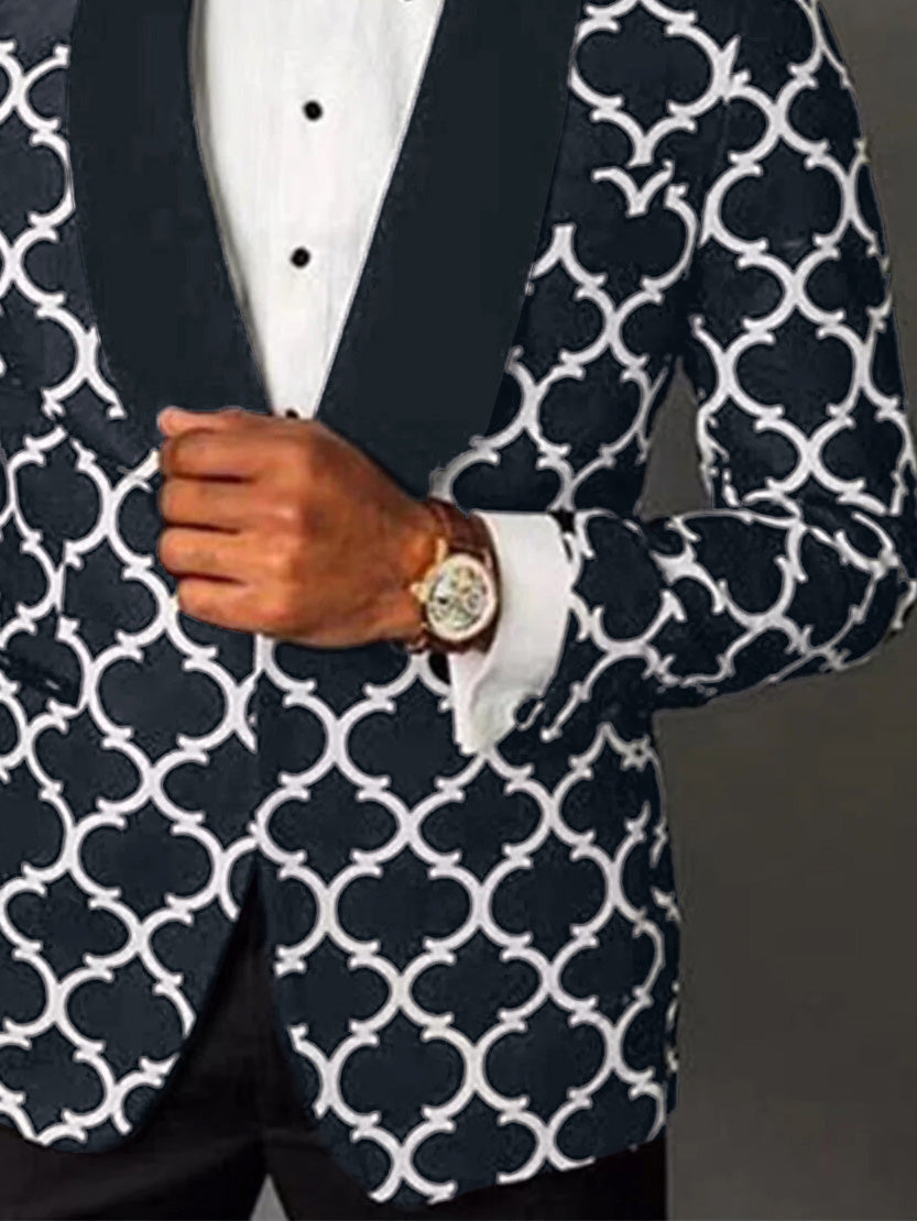 SINGLE BUTTON SUIT FOR MEN 2