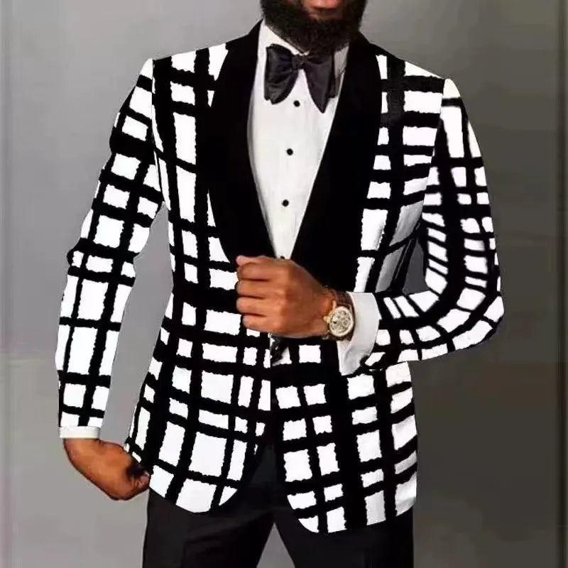 SINGLE BUTTON SUIT FOR MEN 4