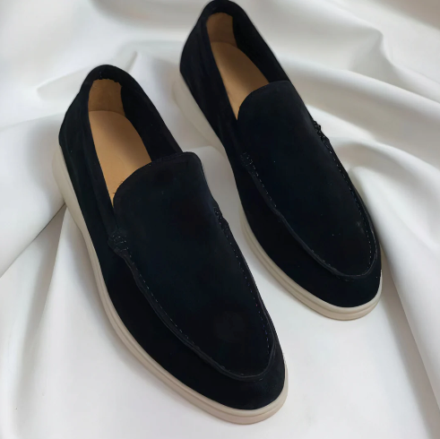 Men's Suede Loafers – Slip-On