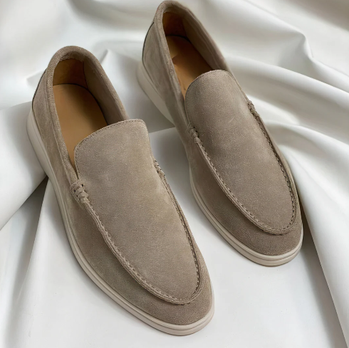 Men's Suede Loafers – Slip-On