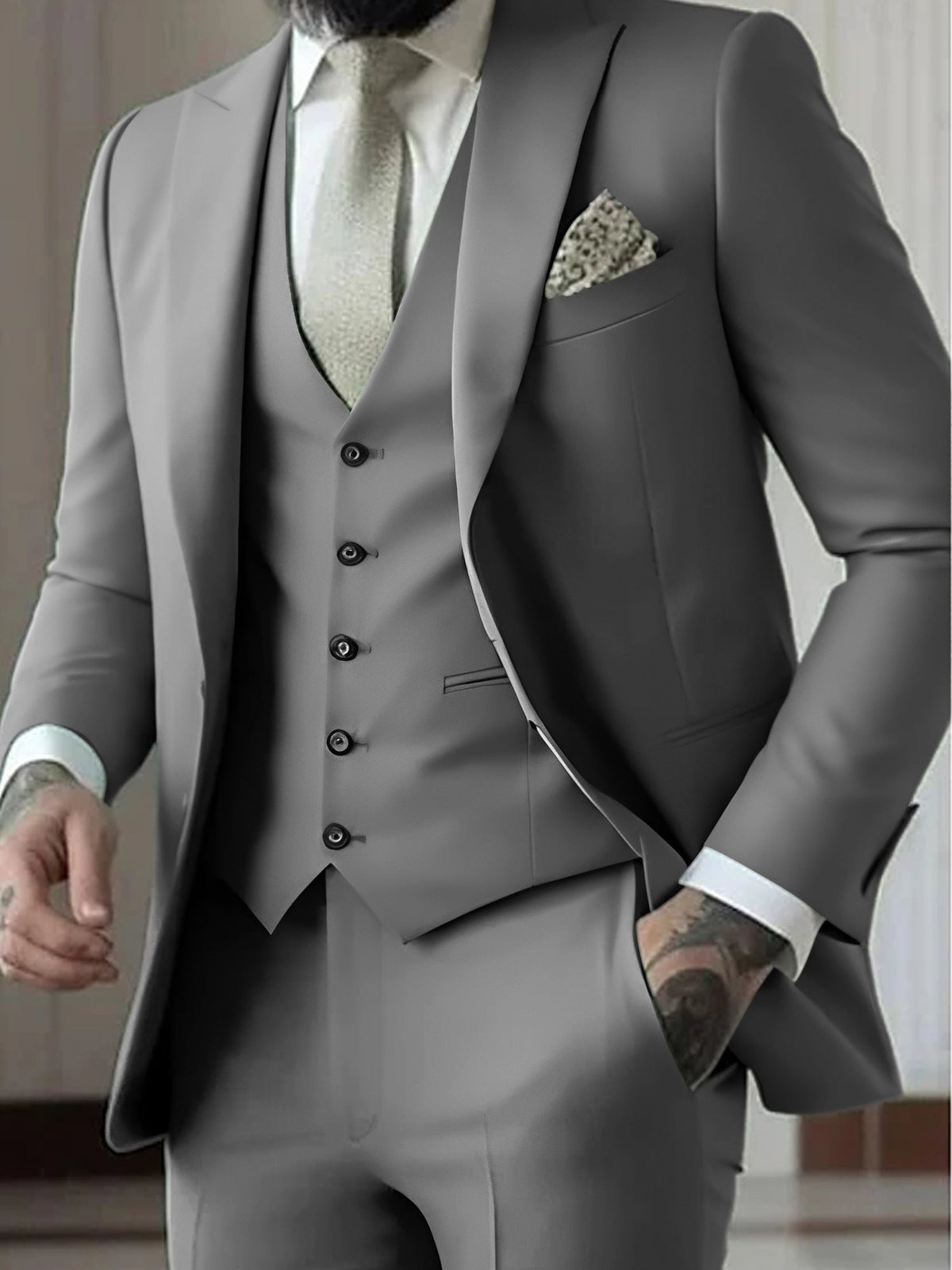 THREE PIECE SUIT FOR MEN 6