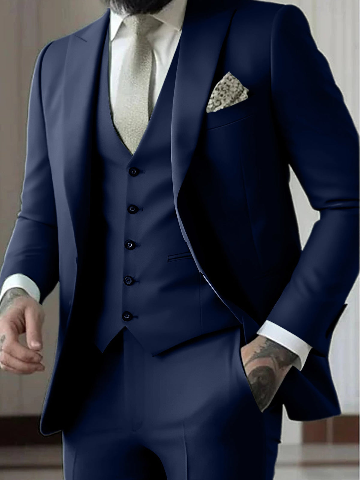 THREE PIECE SUIT FOR MEN 7